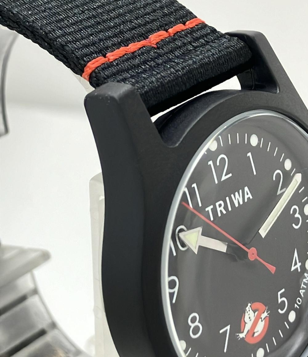美品 トリワ 腕時計 ゴーストバスターズ GBOP02 クオーツ ブラック ユニセックス TRIWA 美品 TRIWA 腕時計 ゴーストバスターズ クオーツ ブラック GBOP02 ユニ