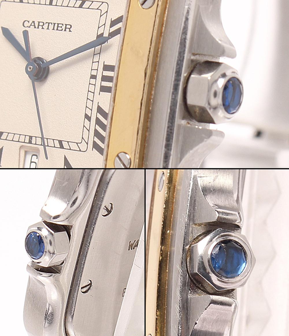 Cartier 腕時計 サントス ガルベ LM クオーツ W20011C4 メンズ カルティエ