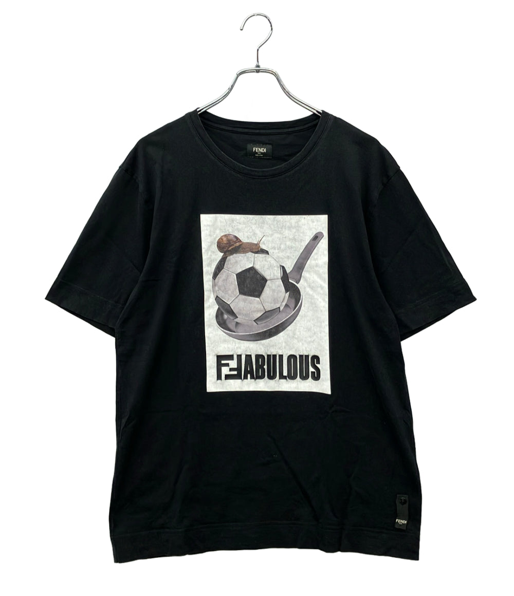 FENDI 半袖Tシャツ サッカーボールプリント メンズ SIZE S フェンディ