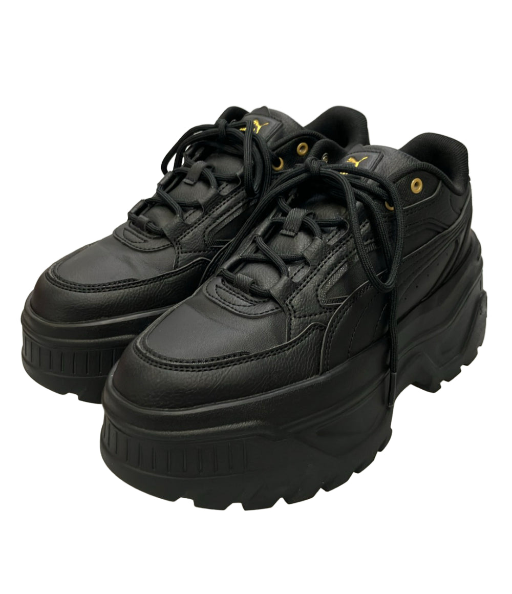 美品 PUMA ローカット厚底スニーカー カルメン X-TRA 400369-03 レディース SIZE 24.0 プーマ