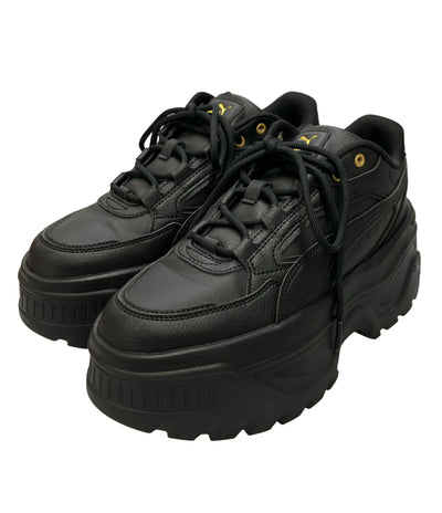 美品 PUMA ローカット厚底スニーカー カルメン X-TRA 400369-03 レディース SIZE 24.0 プーマ