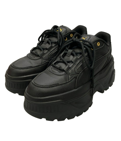 美品 PUMA ローカット厚底スニーカー カルメン X-TRA 400369-03 レディース SIZE 24.0 プーマ