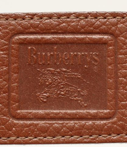 美品 バーバリーズ キーリング キーホルダー チャーム レザー レディース Burberrys