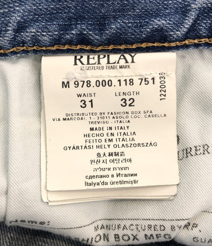 リプレイ  デニムパンツ USEDダメージ加工      メンズ SIZE 31 (M) Replay