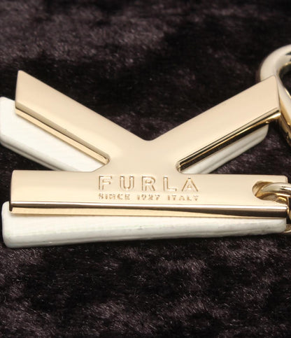 美品 フルラ キーリング イニシャルK カラビナ レディース Furla