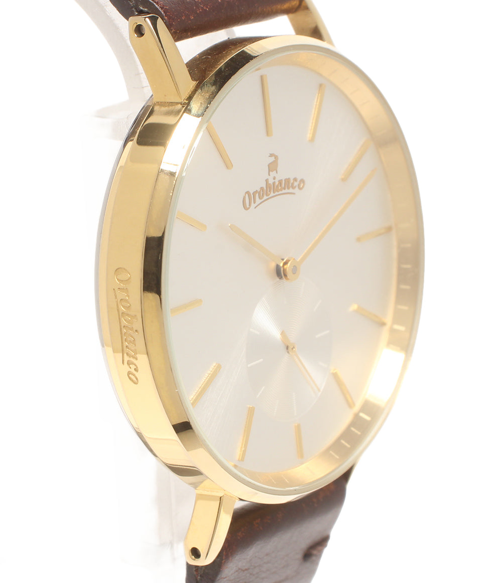 Orobianco 腕時計 タイムオラ センプリチタス クオーツ シルバー OR-0061N メンズ オロビアンコ