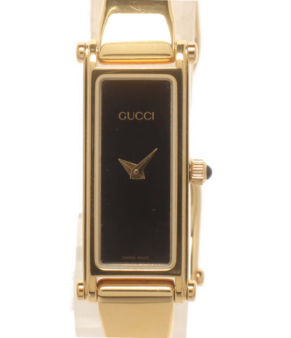 グッチ B 腕時計 クオーツ ブラック 1500L レディース GUCCI