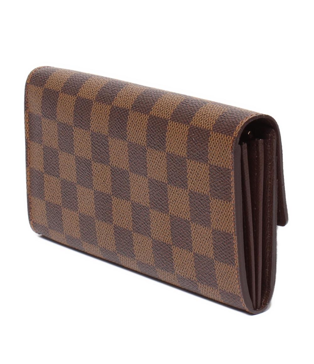 美品 ルイ・ヴィトン 長財布 ポルトフォイユ サラ ダミエ N61734 ユニ  