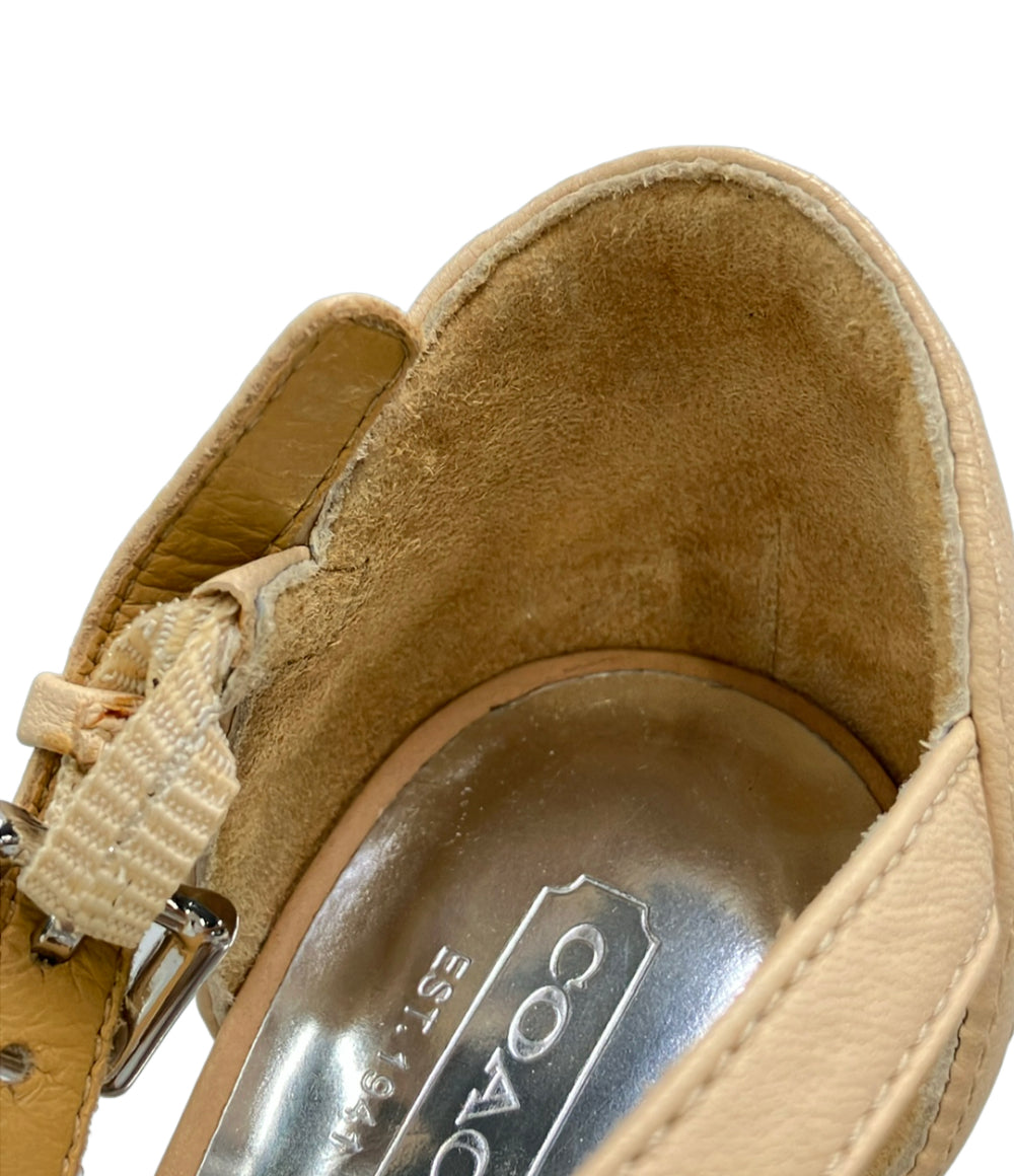 COACH アンクルストラップサンダル レディース SIZE 36 コーチ