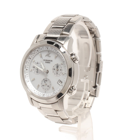 美品 CASIO 腕時計 電波ソーラー オシアナス OCEANUS ソーラー OCW-10 メンズ カシオ