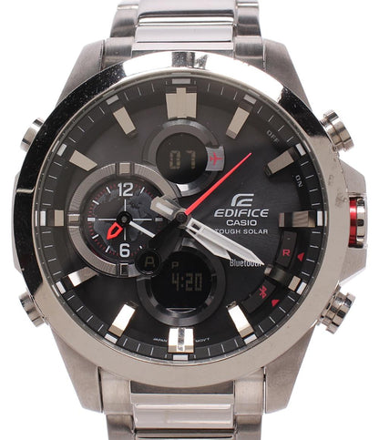 CASIO 腕時計 Bluetooth EDIFICE エディフィス ソーラー ブラック ECB-500 メンズ カシオ