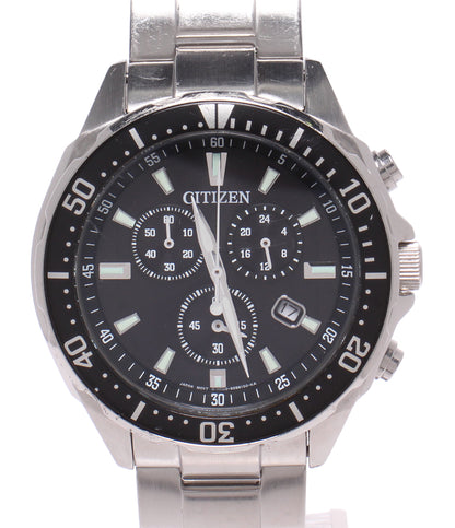 CITIZEN 腕時計 ソーラー ブラック MK-E019 メンズ シチズン