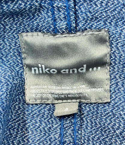 ニコアンド デニムロングコート アウター ジャケット レディース SIZE 4 (XL) niko and...