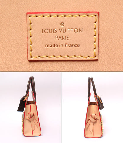 LOUIS VUITTON Christian Louboutin ハンドバッグ スタッズ ハラコ アイコノクラス モノグラム M41234 レディース ルイ・ヴィトン