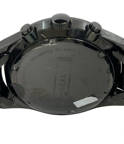 BEAMS 腕時計 クオーツ ブラック 0610-S067812 メンズ ビームス
