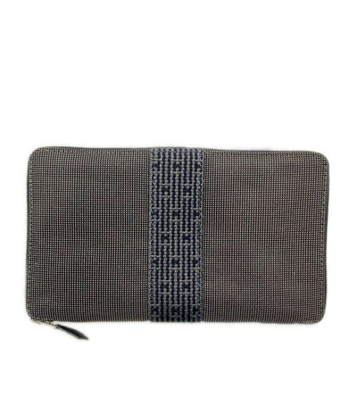 HERMES ラウンドファスナー長財布 シルバー金具 パースGM エールライン メンズ レディース エルメス