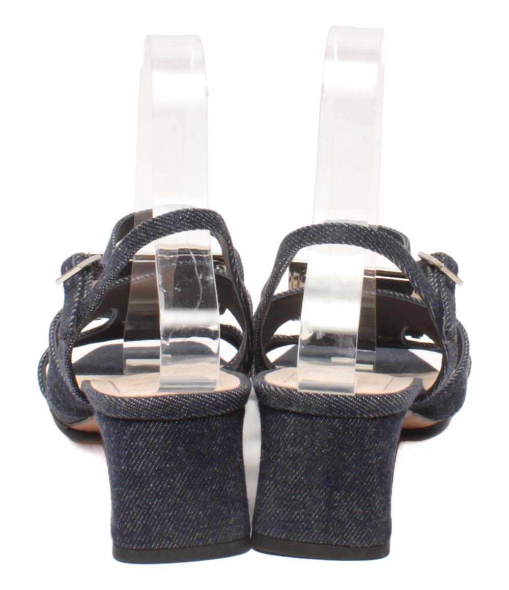 Roger Vivier ミュール チャンキーヒールサンダル デニム bikiviv sandals レディース SIZE 38 25.5(cm) ロジェヴィヴィエ