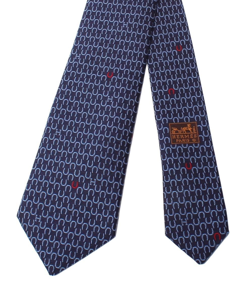 美品 HERMES ネクタイ シルク100％ 馬蹄柄 メンズ エルメス – Rehello