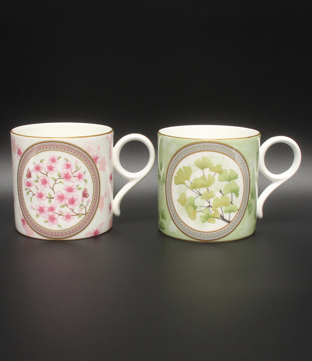 WEDGWOOD マグカップ 2点セット ペア ワンダーラスト 東京マグ 桜 イチョウ ウェッジウッド