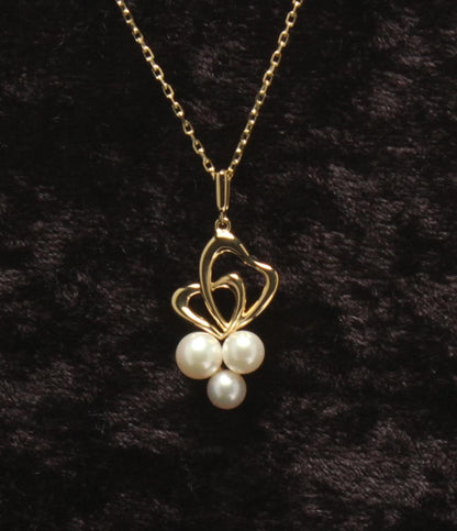 美品 ミキモト ネックレス K18 パール レディース MIKIMOTO