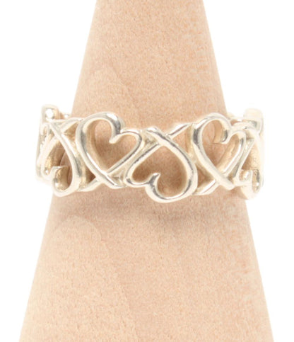 美品 TIFFANY&Co. リング 指輪 SV925 フルラビングハート レディース SIZE 11号 ティファニー