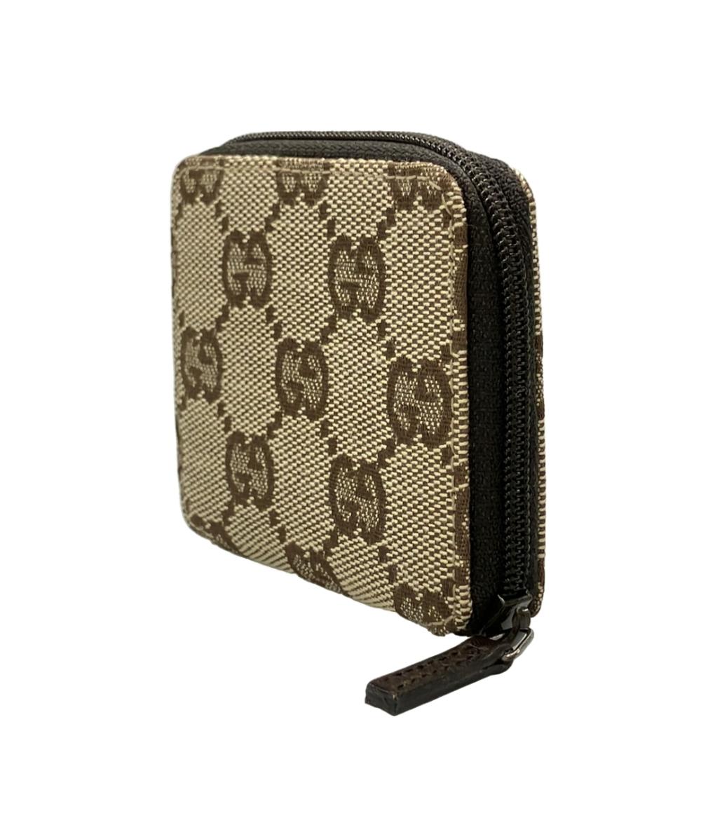 GUCCI ラウンドファスナーコインケース GGキャンバス 03998 2778