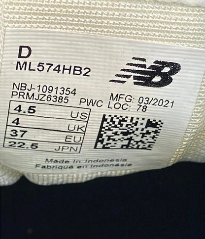 NEW BALANCE ローカットスニーカー ML574HB2 レディース SIZE 22.5 (S) ニューバランス