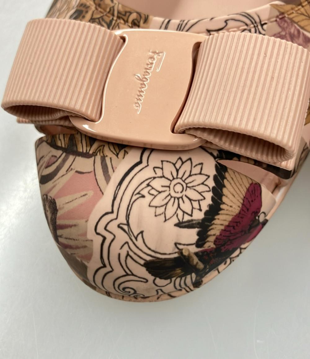 サルヴァトーレフェラガモ ラバーパンプス 花柄 ヴァラ レディース SIZE 8 (XL) Salvatore Ferragamo