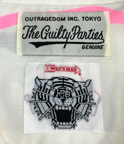 美品 WACKO MARIA WOLF'S HEAD 半袖シャツ メンズ SIZE M ワコマリア ウルフズヘッド