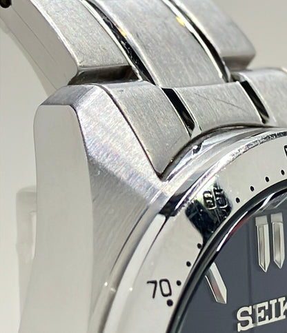 SEIKO 腕時計 クオーツ ネイビー 8T63-00D0 メンズ セイコー