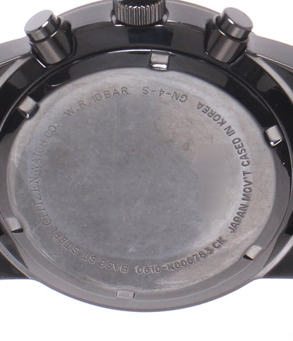 CITIZEN 腕時計 クオーツ ブラック 0610-K006783 メンズ シチズン