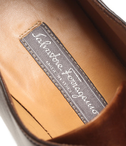 Salvatore Ferragamo ホールカットドレスシューズ スクエアトゥ メンズ SIZE 9 サルヴァトーレフェラガモ