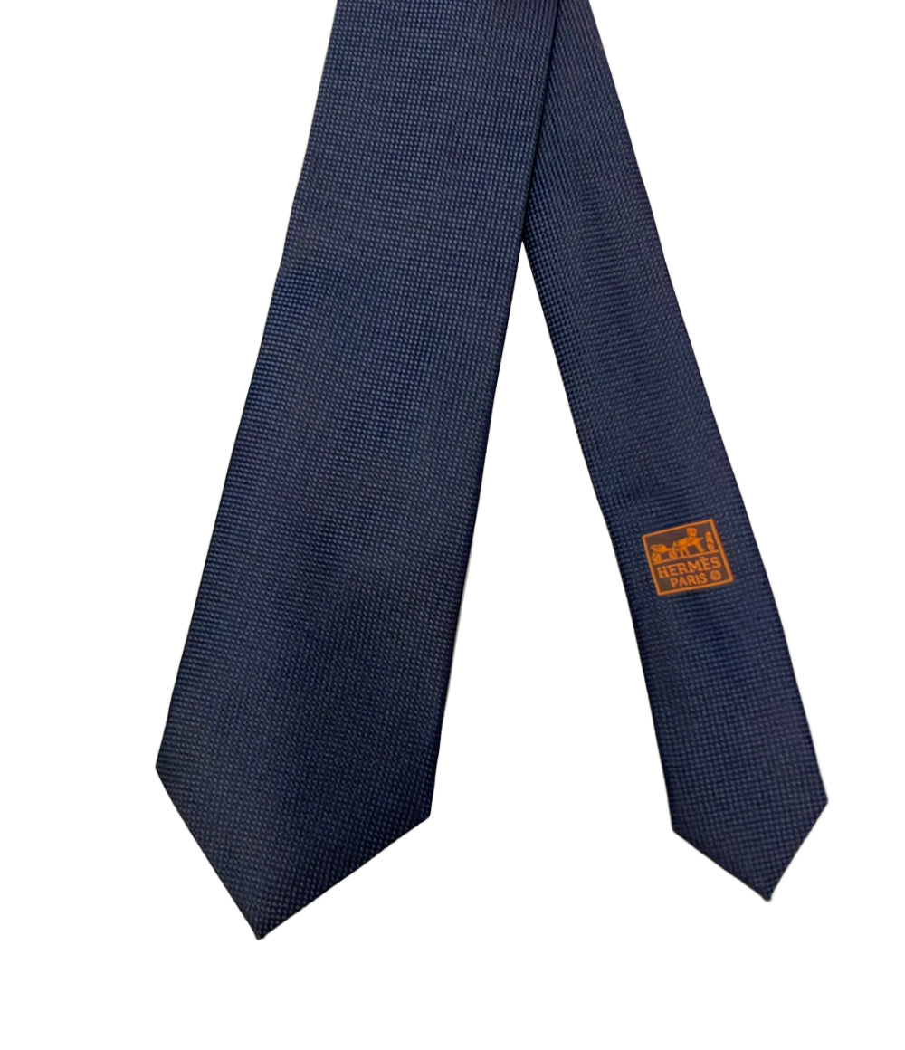 HERMES ネクタイ シルク100% メンズ エルメス