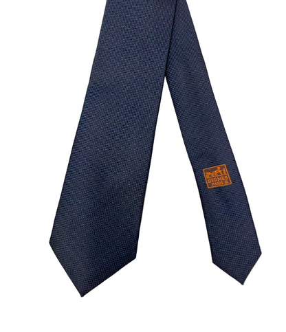 HERMES ネクタイ シルク100% メンズ エルメス