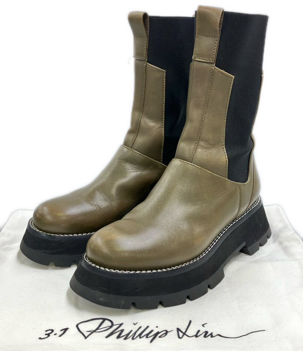 3.1 phillip lim サイドゴアミドルブーツ レディース SIZE 37 スリーワンフィリップリム