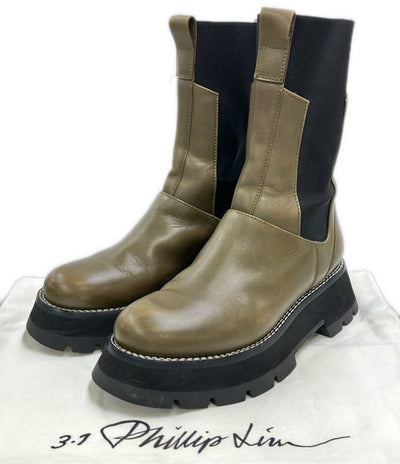 3.1 phillip lim サイドゴアミドルブーツ レディース SIZE 37 スリーワンフィリップリム