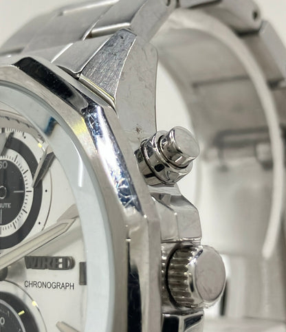 SEIKO 腕時計 ワイアード WIRED クオーツ シルバー VK67-K090 メンズ セイコー