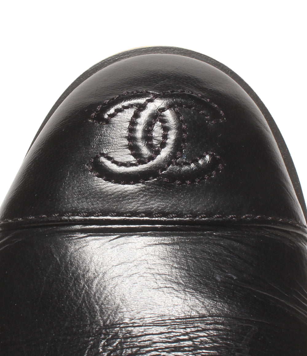 CHANEL ショートブーツ レースアップ G36435 レディース SIZE 36 シャネル