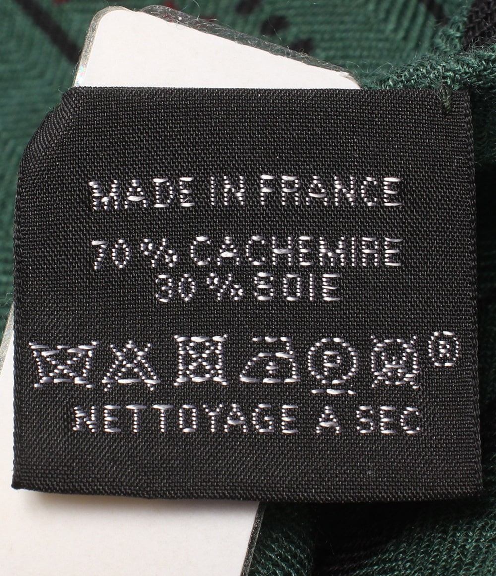 美品 HERMES ストール カレ140 カレジェアン ZOUAVES ET DRAGONS レディース エルメス