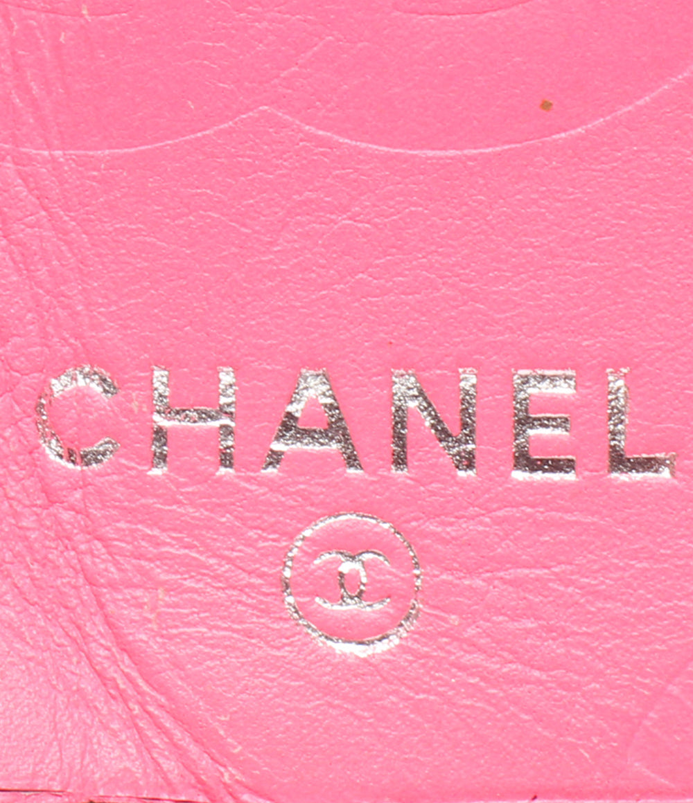 CHANEL 長財布 シルバー金具 マトラッセ カンボンライン 12番台 レディース シャネル