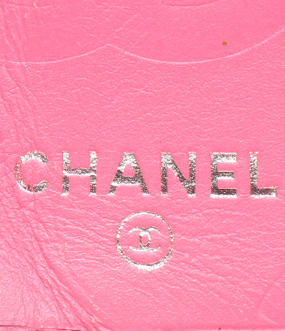 CHANEL 長財布 シルバー金具 マトラッセ カンボンライン 12番台 レディース シャネル