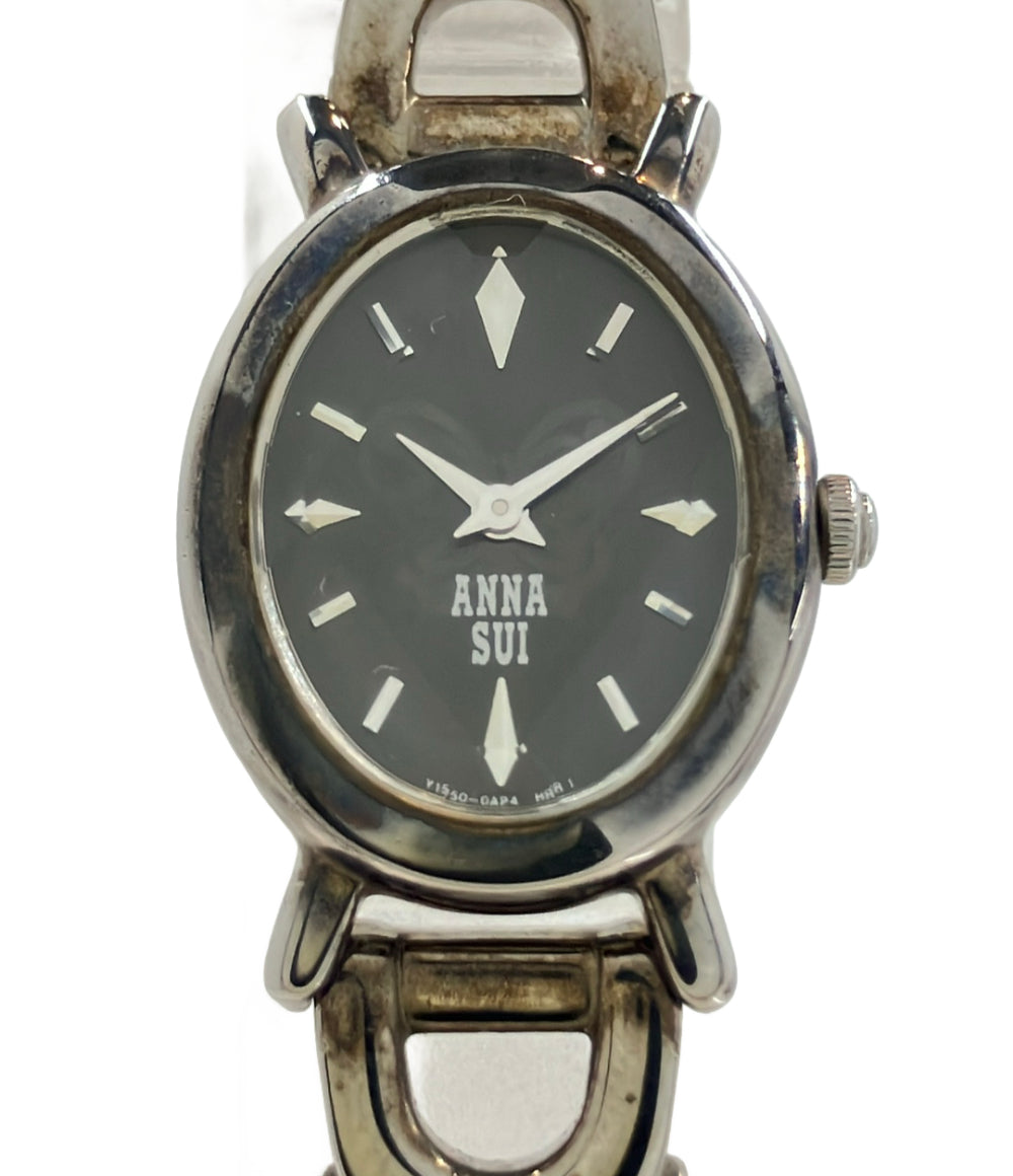 ANNA SUI 腕時計 クオーツ ブラック Y150-0AD0 レディース アナスイ