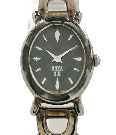 ANNA SUI 腕時計 クオーツ ブラック Y150-0AD0 レディース アナスイ