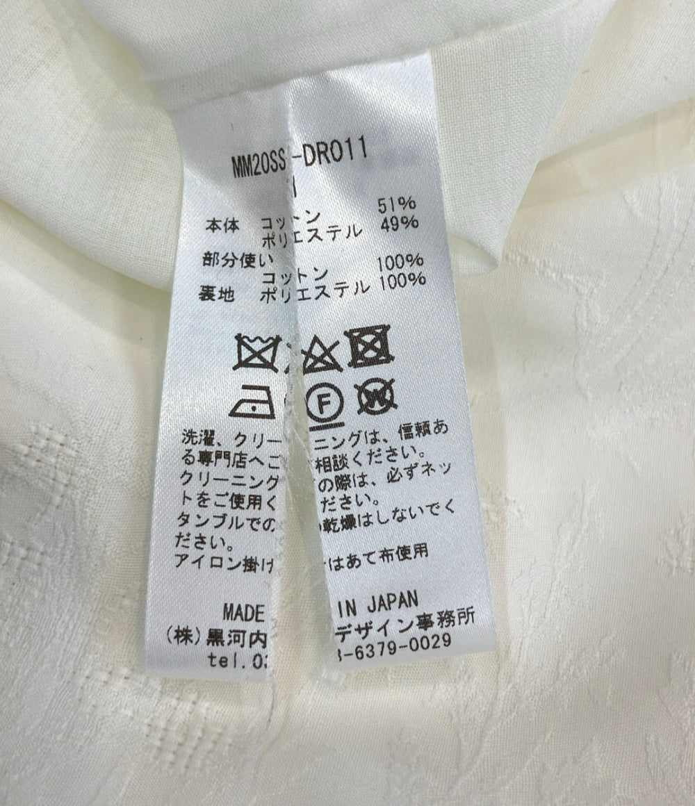 Mame Kurogouchi 半袖ワンピース MM20SS-DRO11 レディース SIZE 1 (M) マメクロゴウチ