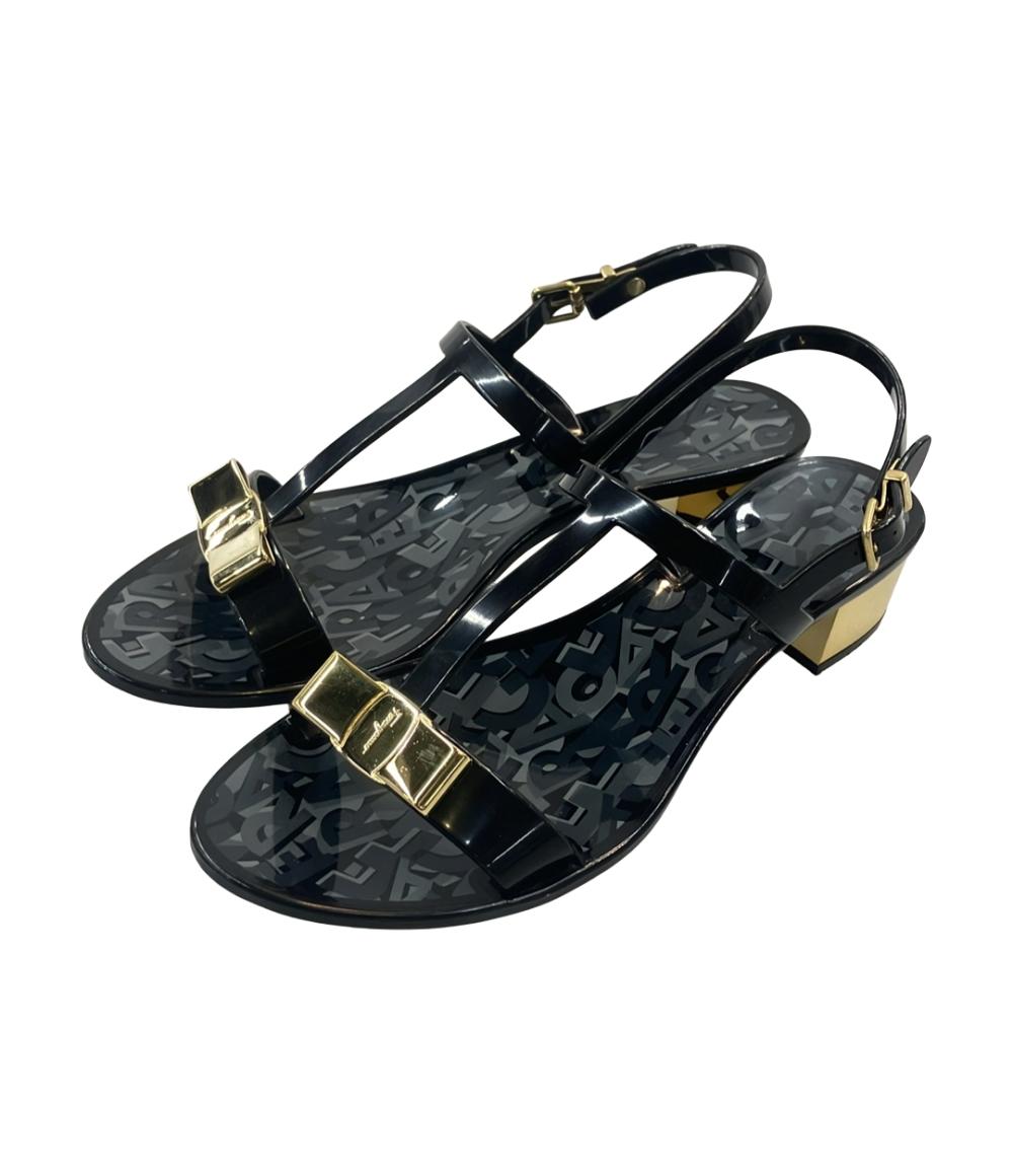 Salvatore Ferragamo ラバーサンダル ヴァラ レディース SIZE 7 サルヴァトーレフェラガモ