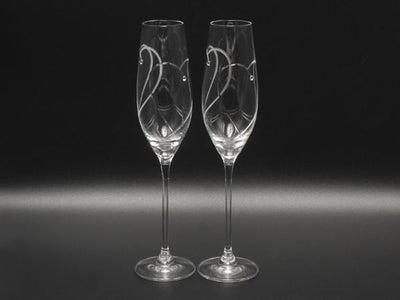 ウエッジウッド シャンパングラス 2点セット ペア プロミシス トゥー ハーツ WEDGWOOD