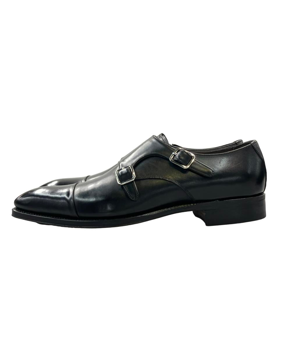メルミン　ダブルモンクストラップ　サイズ6.5 革靴 MEERMIN ドレスシューズ ダブルモンクストラップ メンズ SIZE 8 (26.5