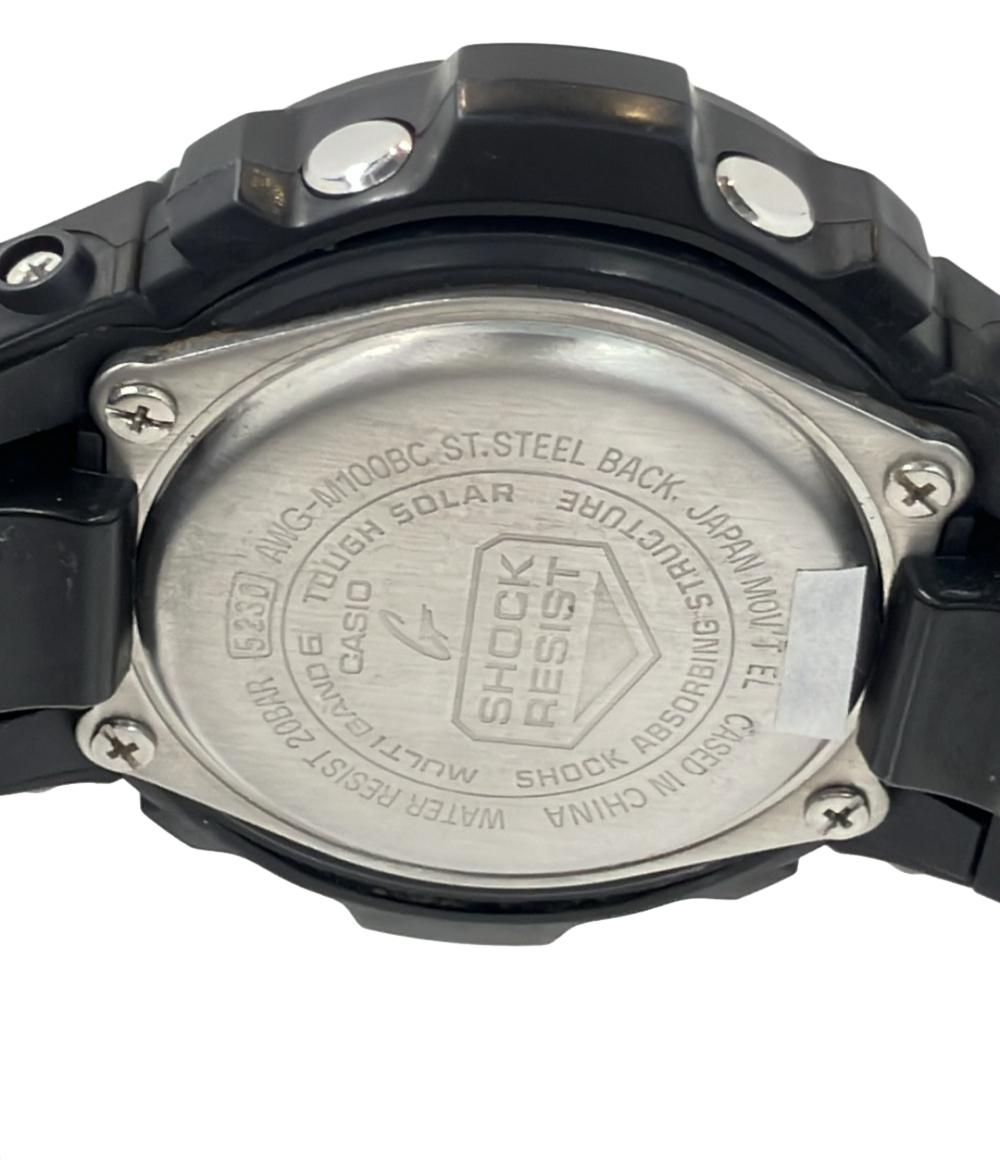CASIO 腕時計 G-SHOCK ソーラー ブラック AWG-M100BC メンズ カシオ