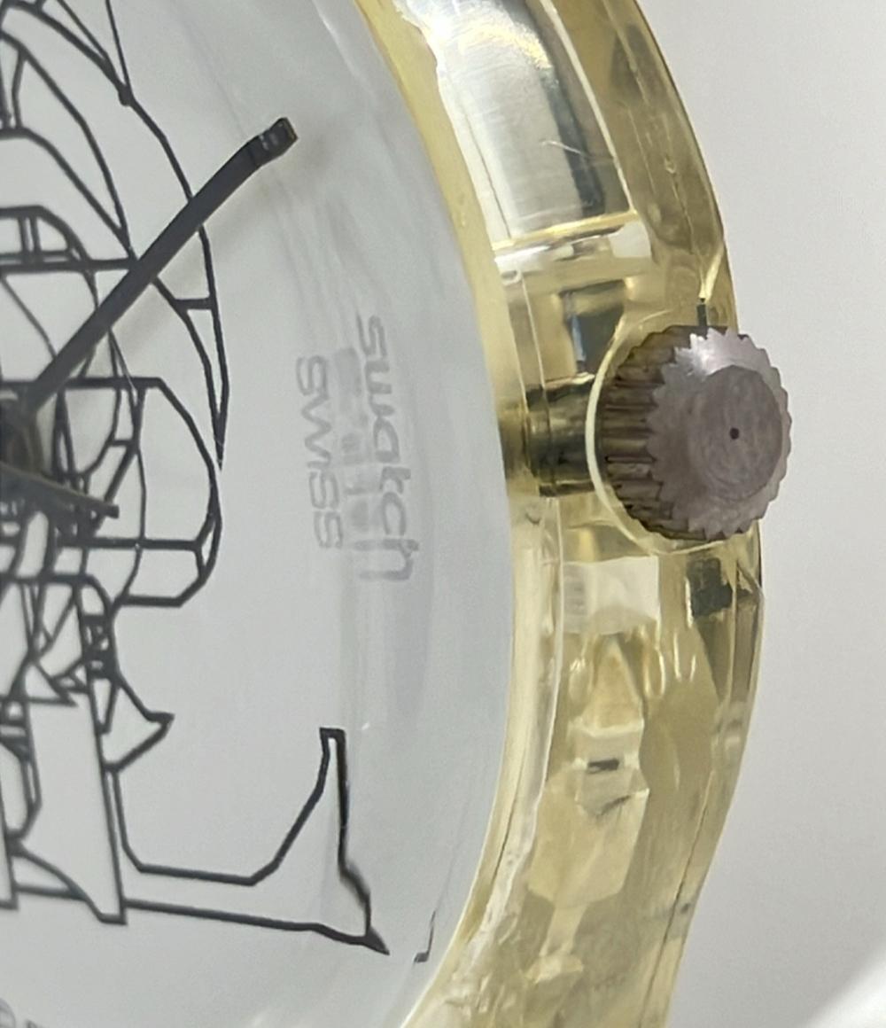 スウォッチ 腕時計 クオーツ ホワイト ユニセックス Swatch