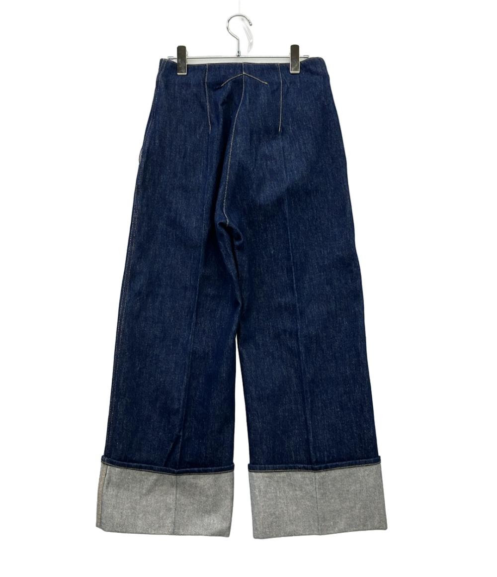 PATOU デニムパンツ アイコニック タグ付き DENIM ICONIC TROUSERS TR0030008602D レディース SIZE 36 (M) パトゥ